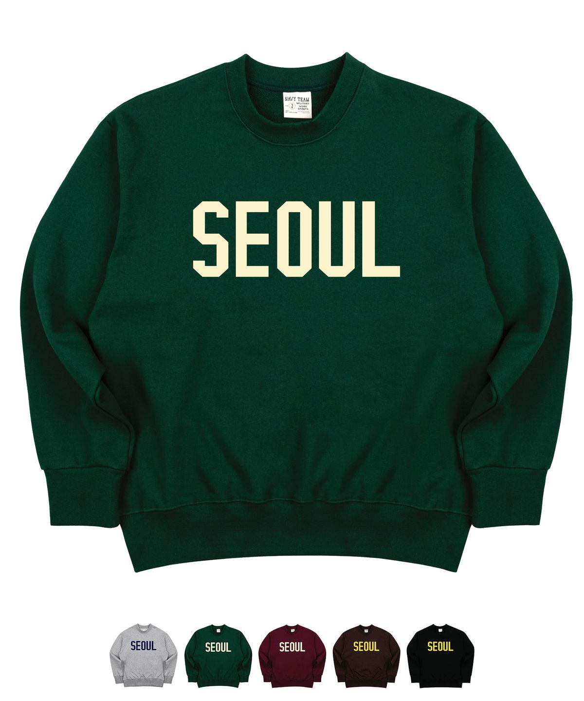 네이비팀(NAVYTEAM) V2.NTV-SEOUL SWEAT SHIRT