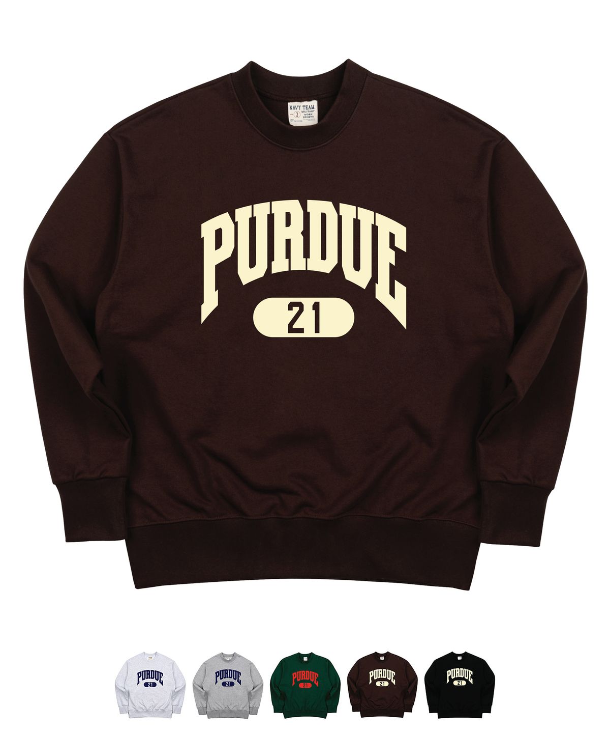 네이비팀(NAVYTEAM) V2.NTV-PURDUE 21 SWEAT SHIRT