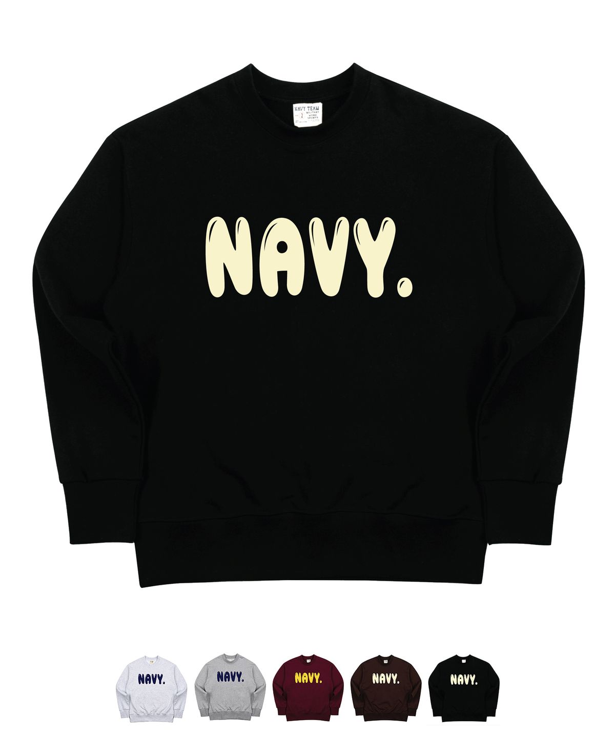네이비팀(NAVYTEAM) V2.NTV-NAVY SWEAT SHIRT