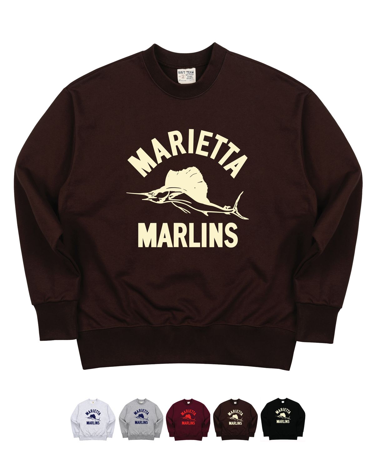 네이비팀(NAVYTEAM) V2.NTV-MARIETTA MARLINS SWEAT SHIRT
