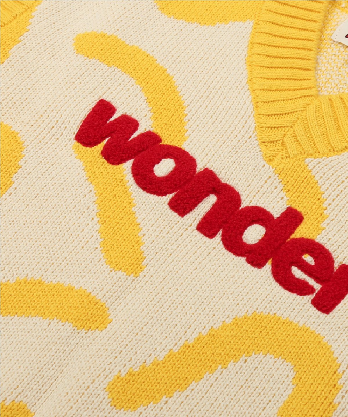 젤리멜로(JELLY MALLOW) 옐로우 원더 니트 베스트