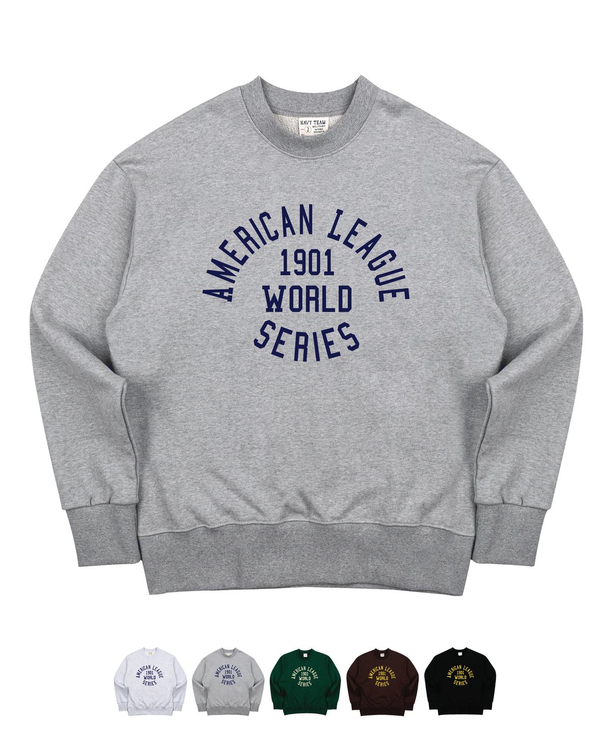 네이비팀(NAVYTEAM) V2.NTV-AMERICAN LEAGUE 1901 SWEAT SHIRT