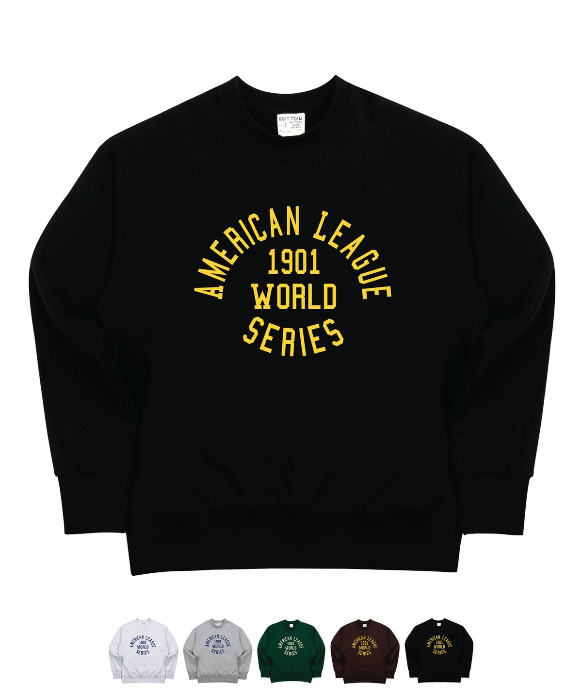 네이비팀(NAVYTEAM) V2.NTV-AMERICAN LEAGUE 1901 SWEAT SHIRT