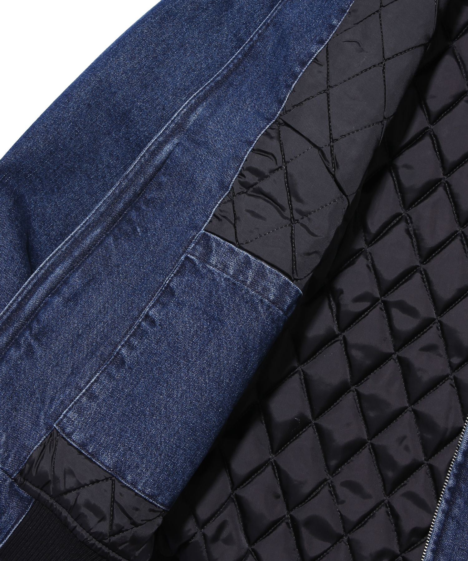 アウターその他 [YALE] DENIM QUILTED JACKET MUSINSA | YALE Washed denim quilting jacket indigo