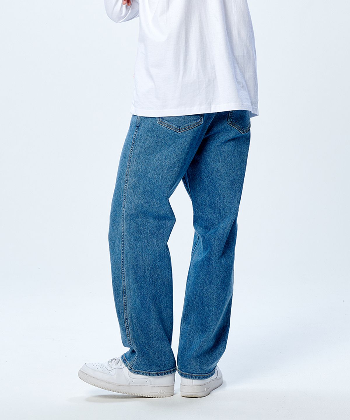 아티스트웨어(ARTISTWEAR) [ATW] 컴포트 스판 데님팬츠_중청