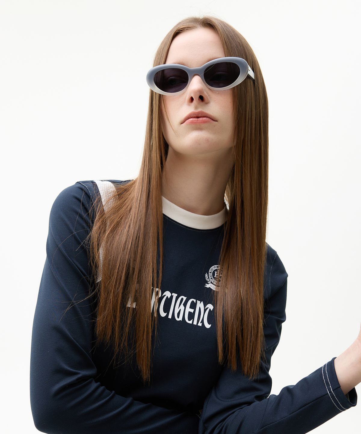 라티젠(LARTIGENT) LK WAFFLE JERSEY TOP(NAVY)