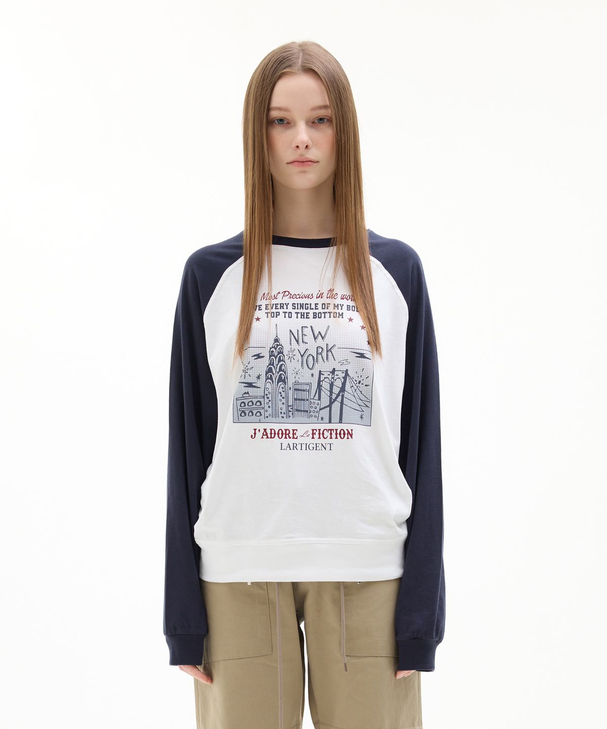 라티젠(LARTIGENT) LK STAR T-SHIRT(NAVY)