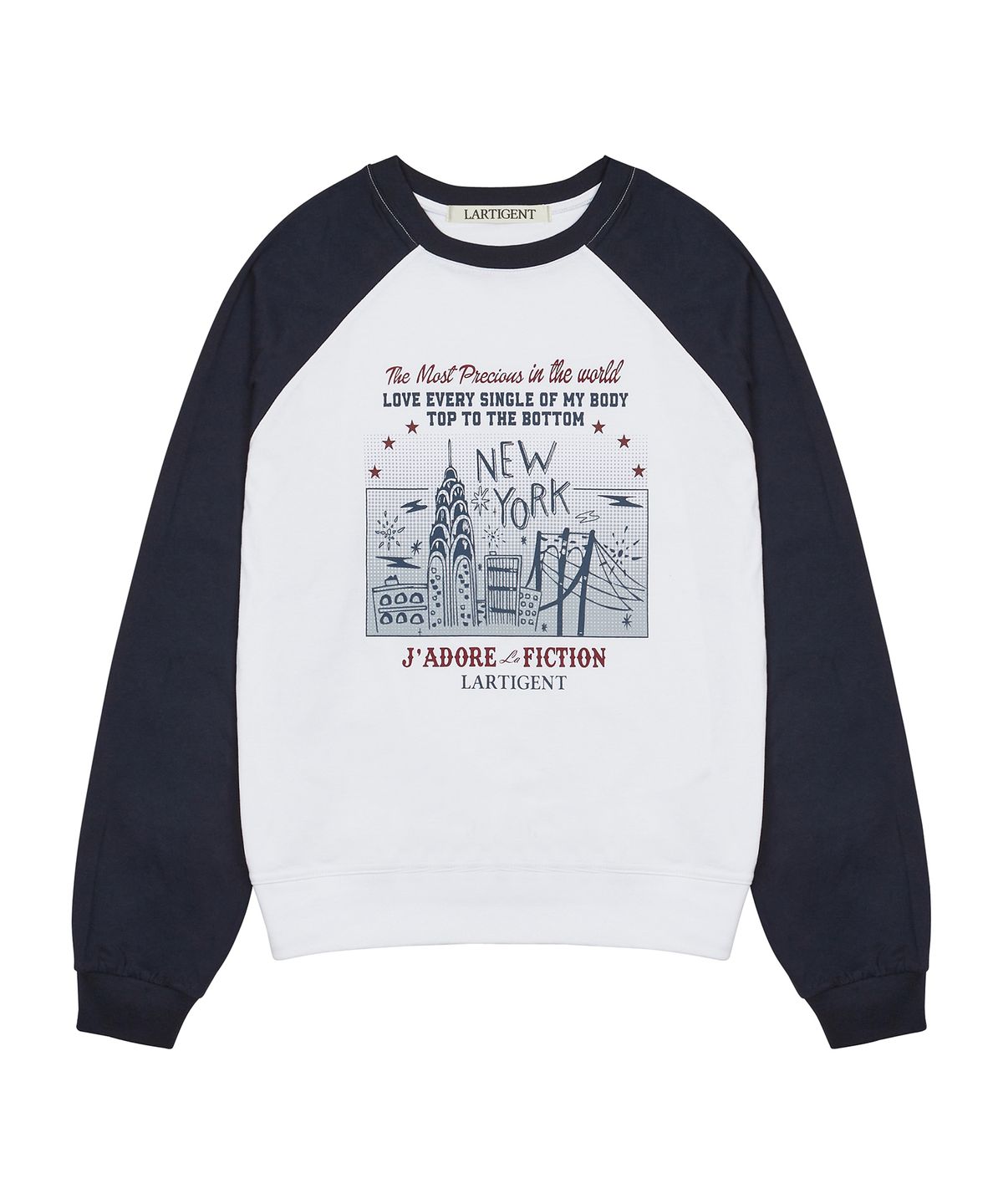 라티젠(LARTIGENT) LK STAR T-SHIRT(NAVY)