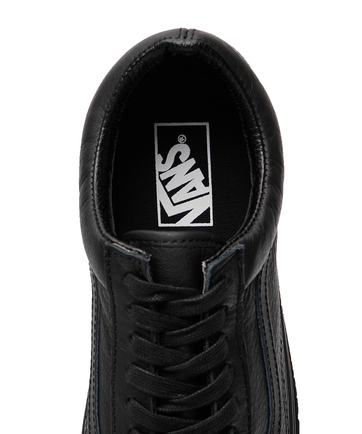 반스(VANS) 올드스쿨 - (레더) 블랙 / VN0003Z6L3A1