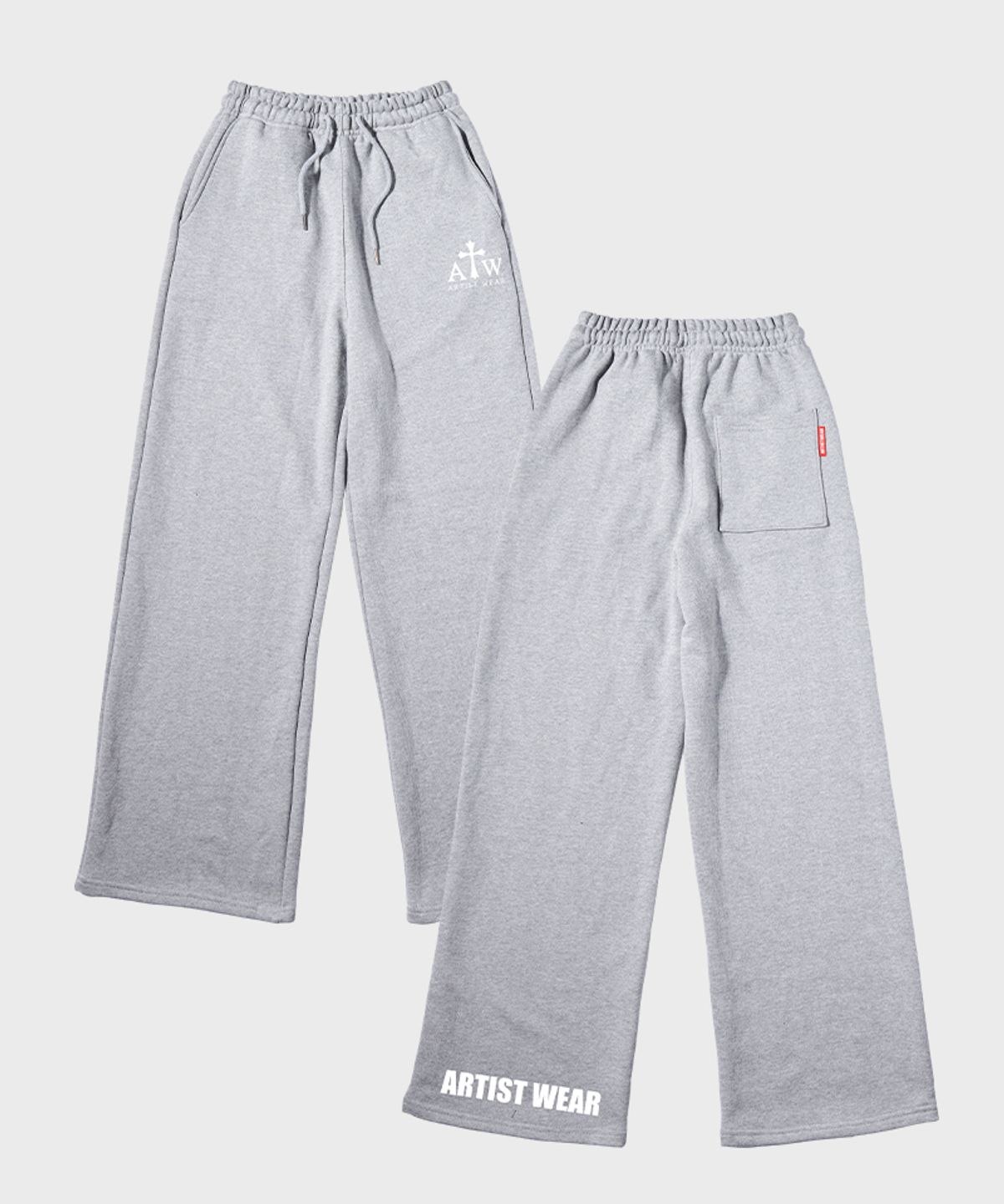 아티스트웨어(ARTISTWEAR) [ATW] 로고 와이드밴딩 팬츠_ME