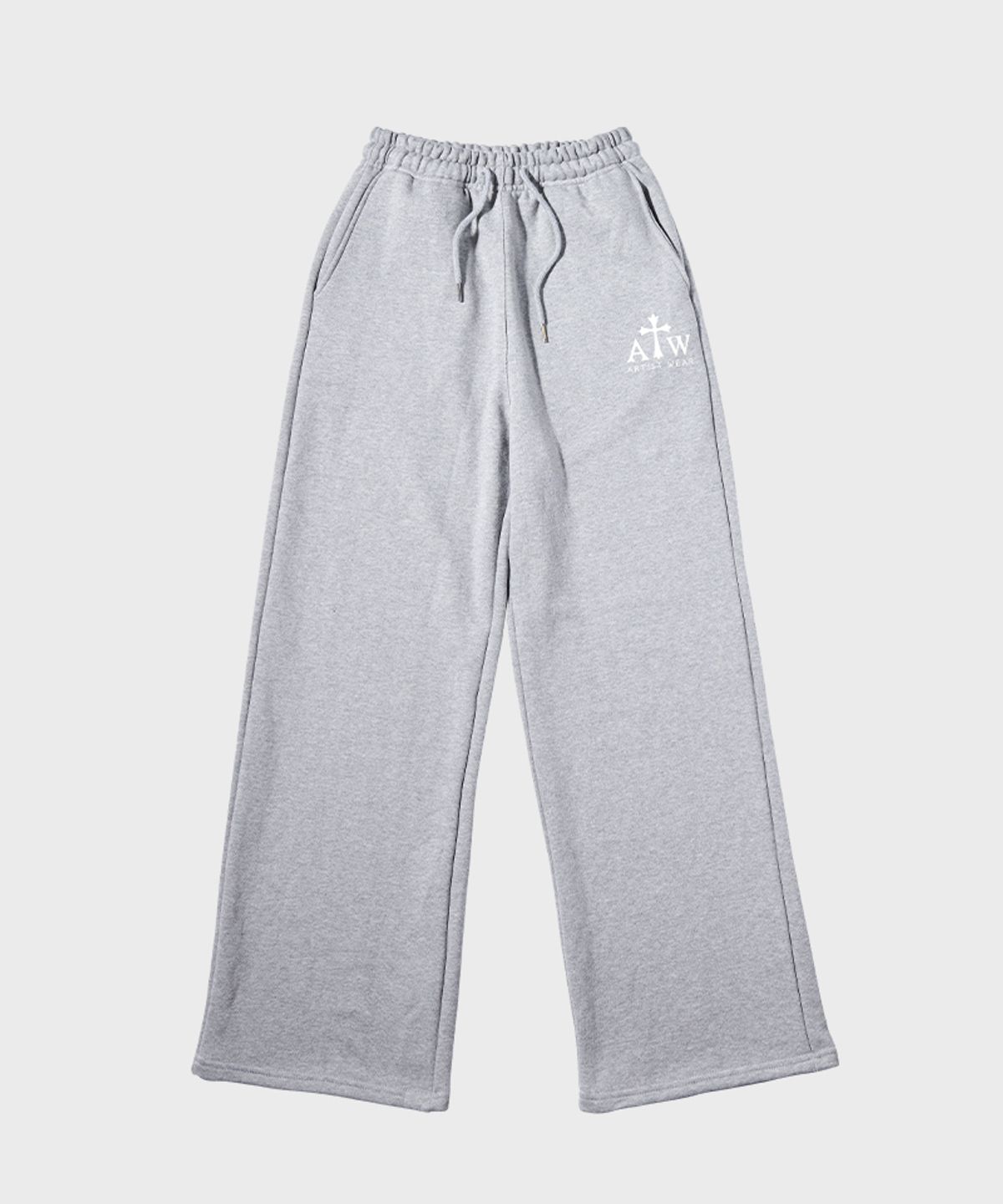 아티스트웨어(ARTISTWEAR) [ATW] 로고 와이드밴딩 팬츠_ME