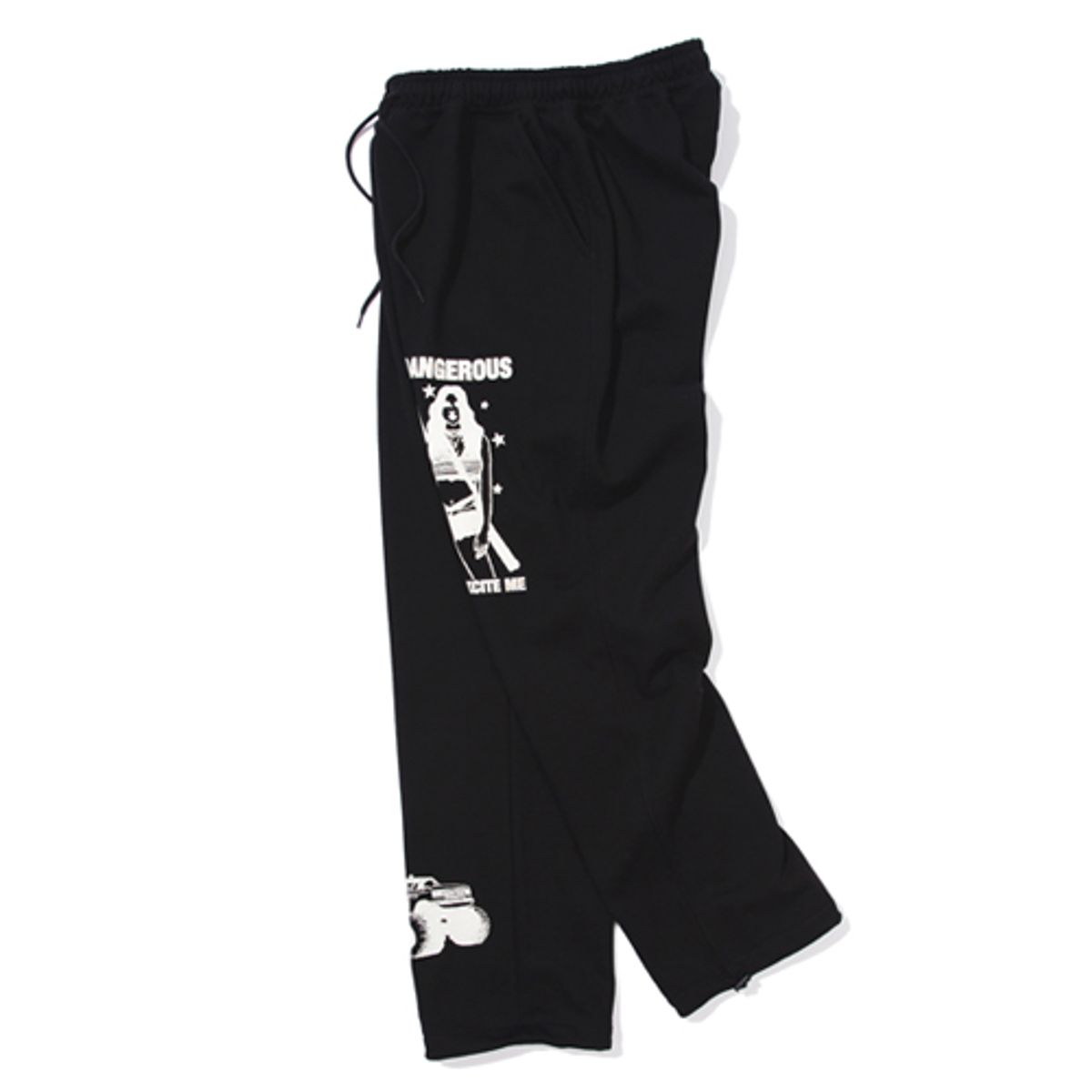 크루치(KRUCHI) DANGEROUS SWEAT PANTS (BLACK)