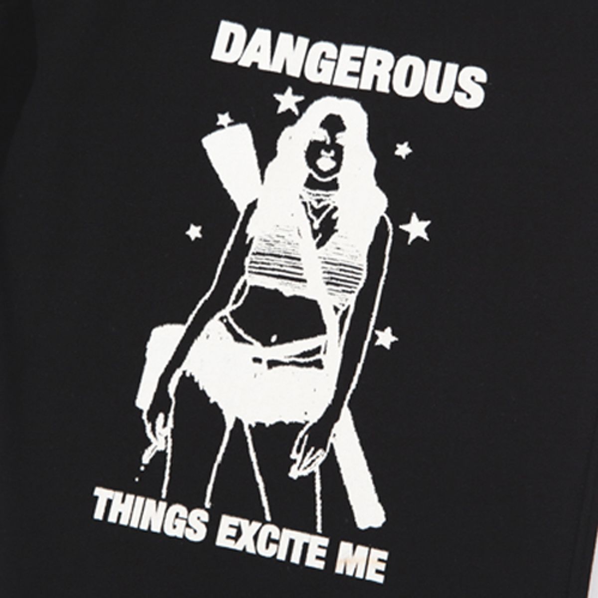 크루치(KRUCHI) DANGEROUS SWEAT PANTS (BLACK)