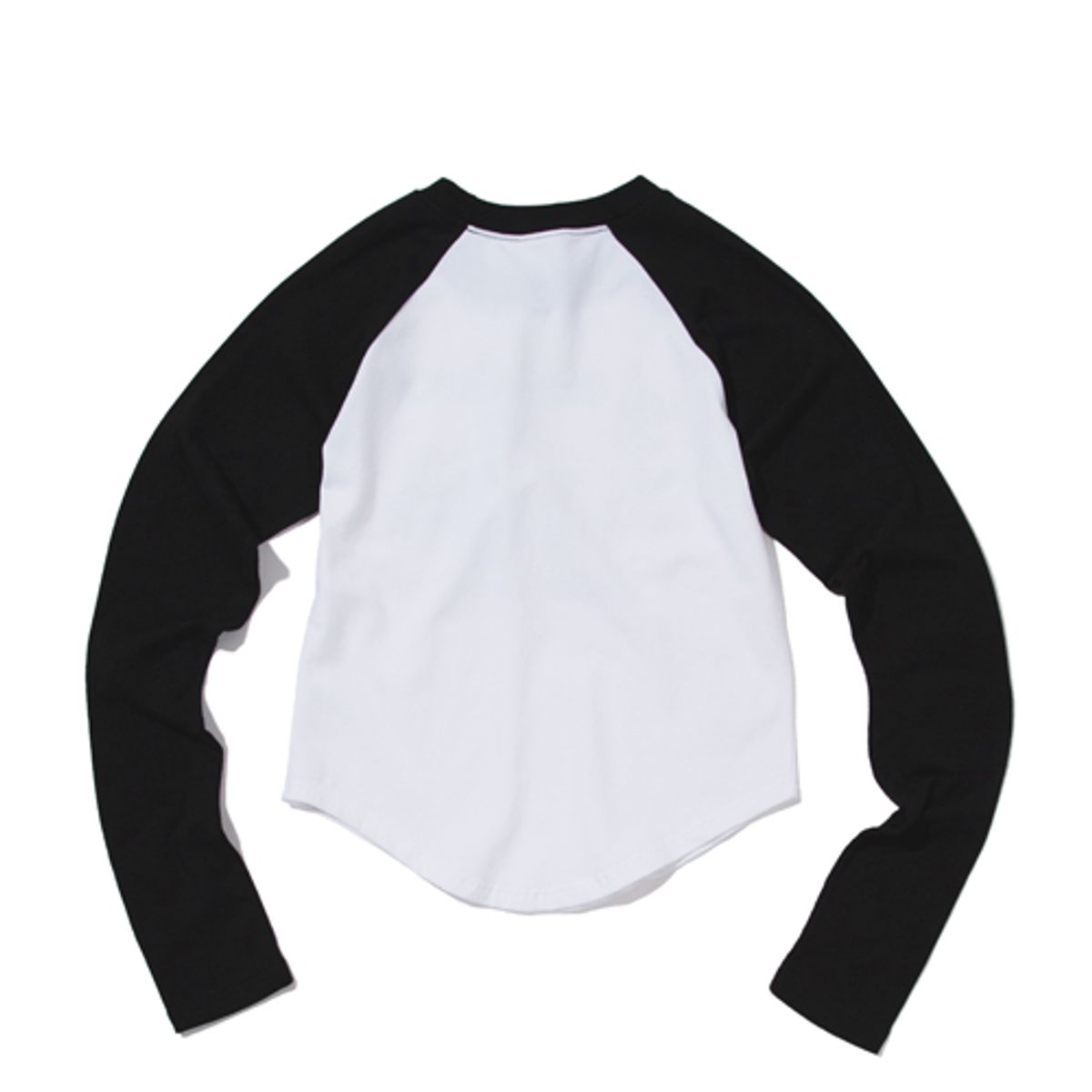 크루치(KRUCHI) DANGEROUS Raglan long-sleeved T-Shirt (WHITE) WOMENS