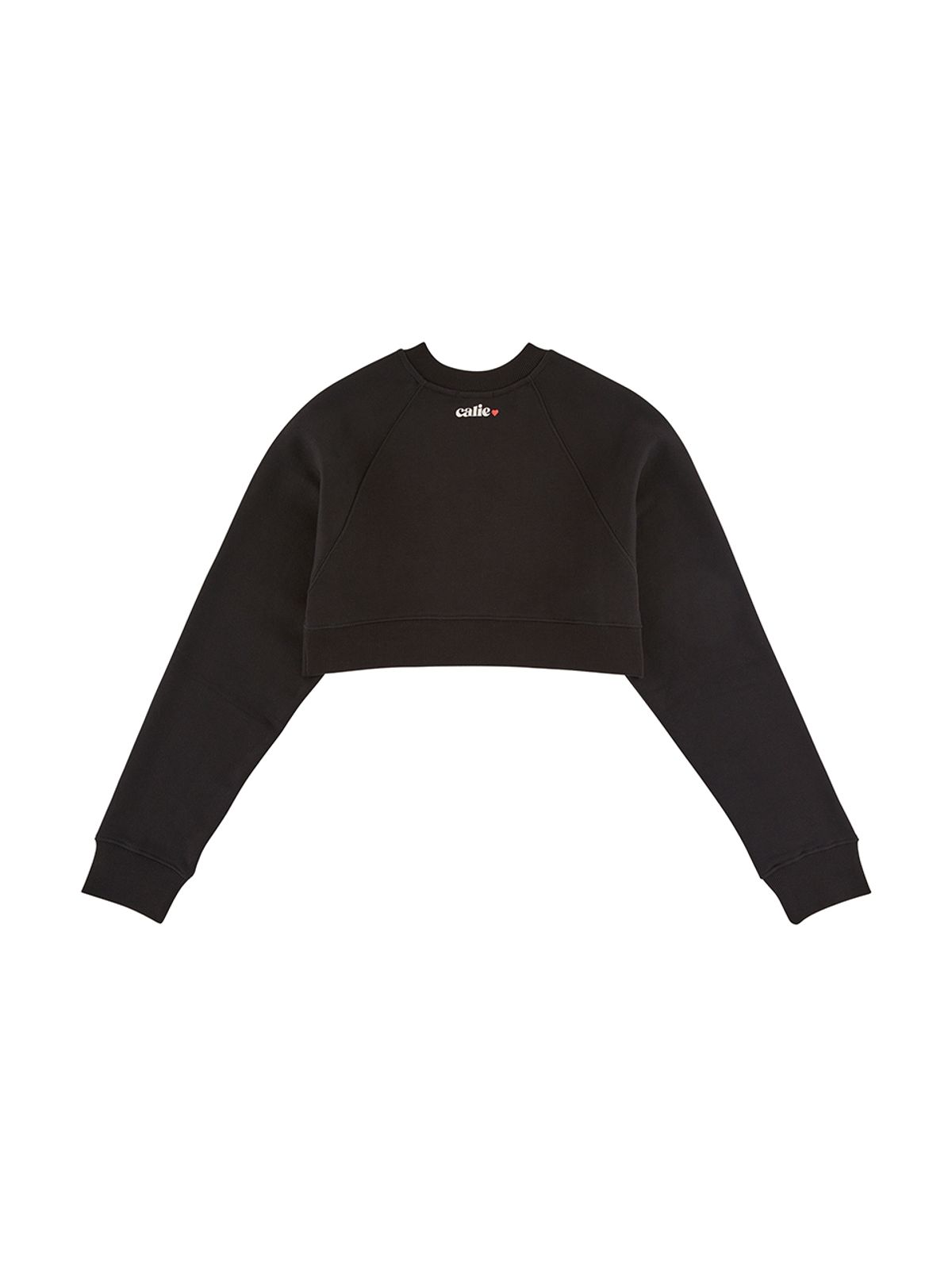 에즈이프 캘리(ASIF CALIE) CROP SWEAT BOLERO BLACK