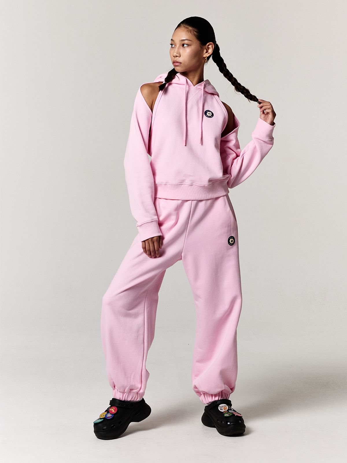 에즈이프 캘리(ASIF CALIE) WIDE JOGGER PANTS PINK