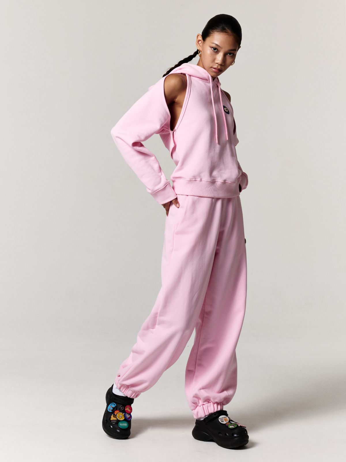 에즈이프 캘리(ASIF CALIE) WIDE JOGGER PANTS PINK