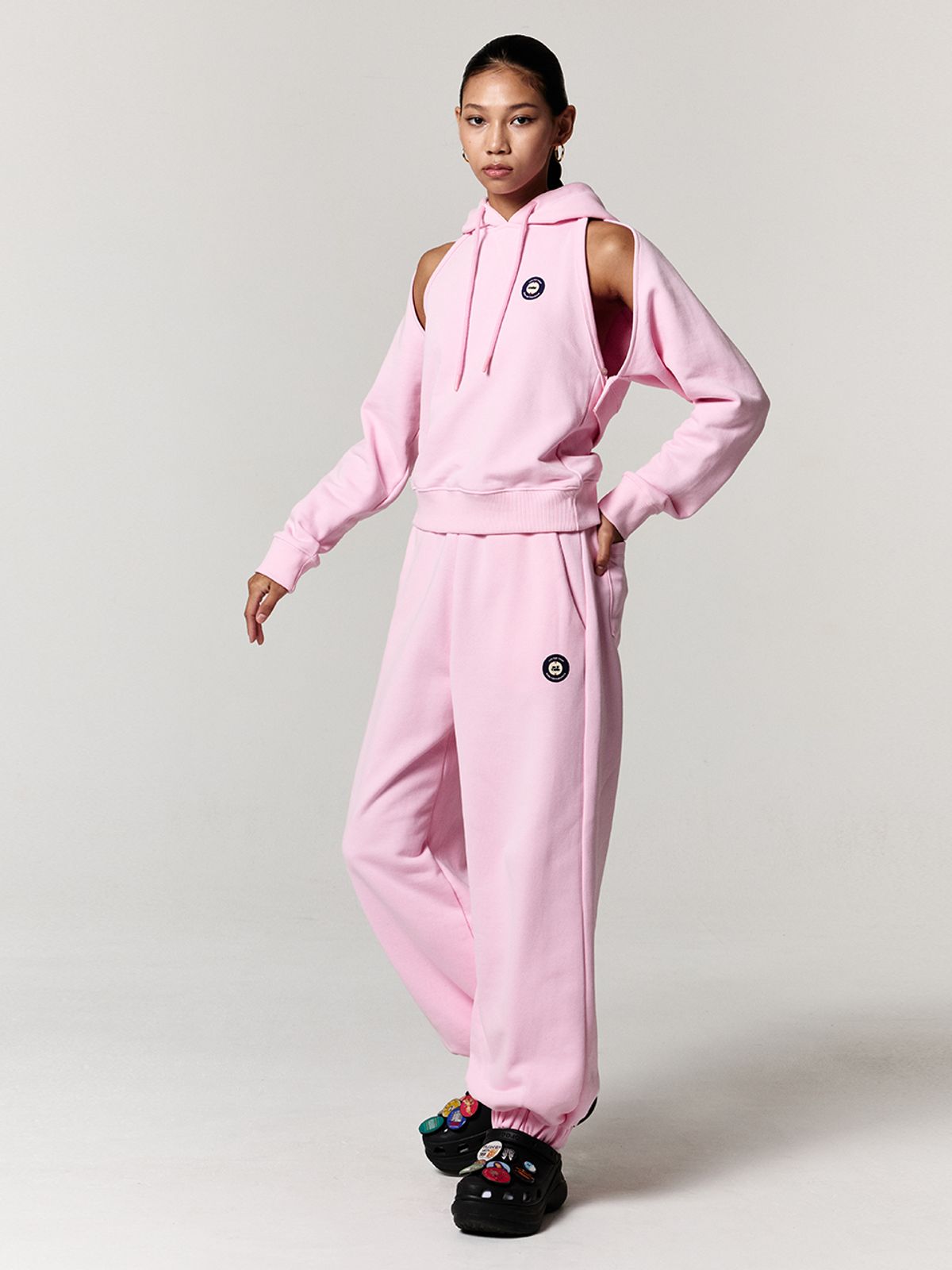 에즈이프 캘리(ASIF CALIE) WIDE JOGGER PANTS PINK