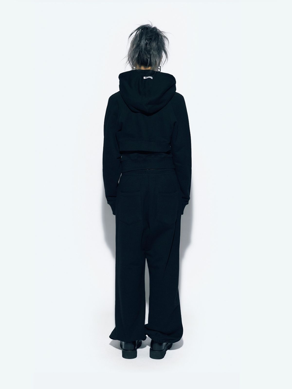 에즈이프 캘리(ASIF CALIE) WIDE JOGGER PANTS BLACK