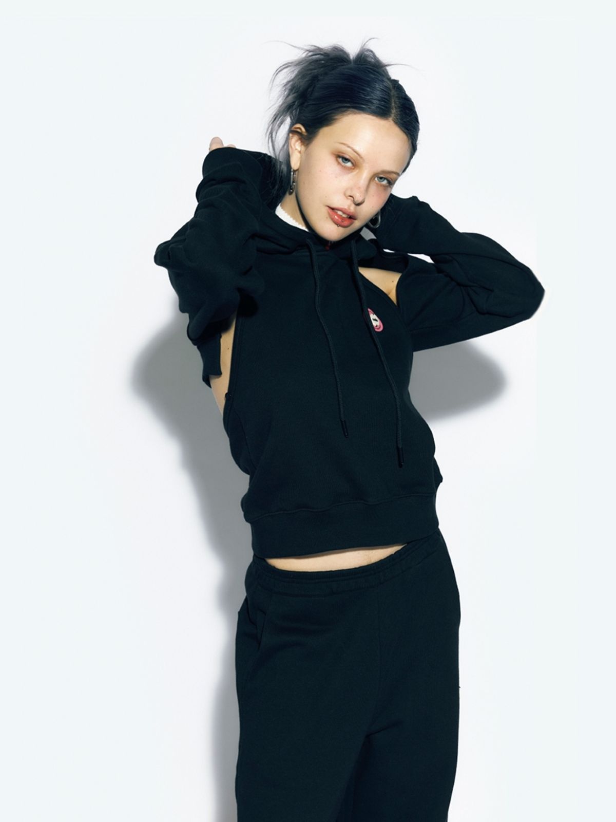에즈이프 캘리(ASIF CALIE) WIDE JOGGER PANTS BLACK
