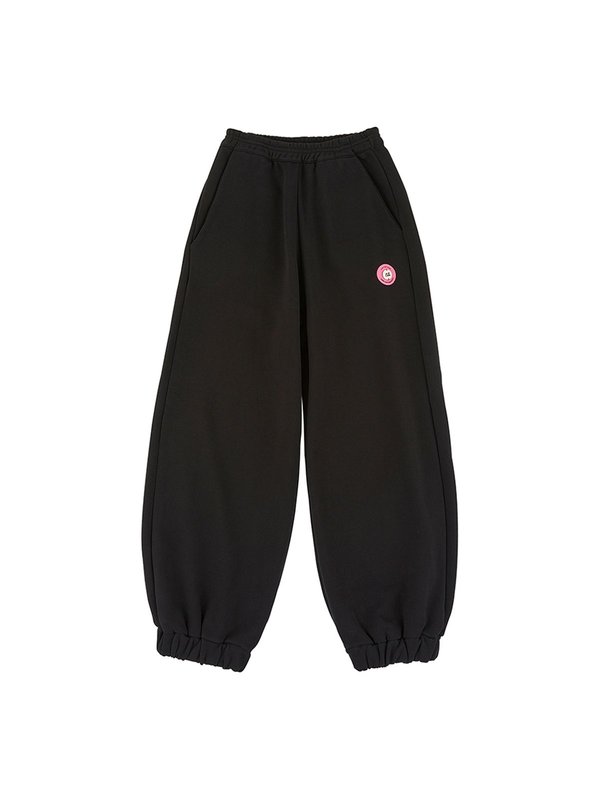 에즈이프 캘리(ASIF CALIE) WIDE JOGGER PANTS BLACK
