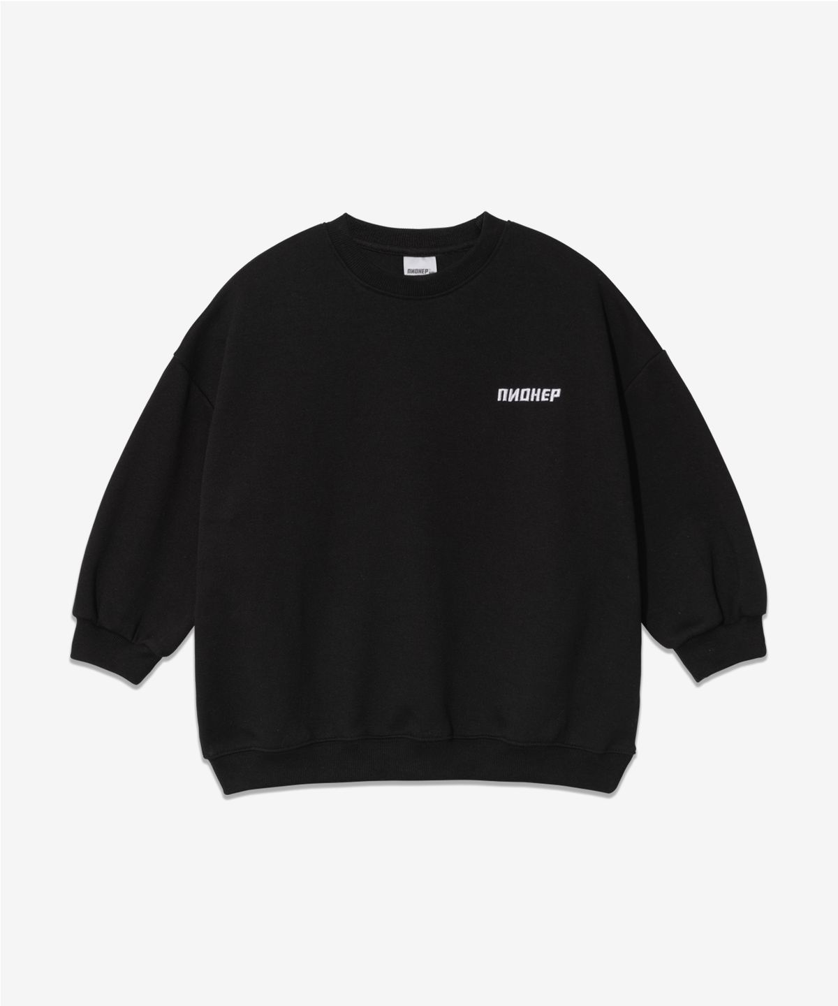 피아네르 키즈(PIANER KIDS) 미니 로고 자수 맨투맨&조거 팬츠 셋업 (4color)