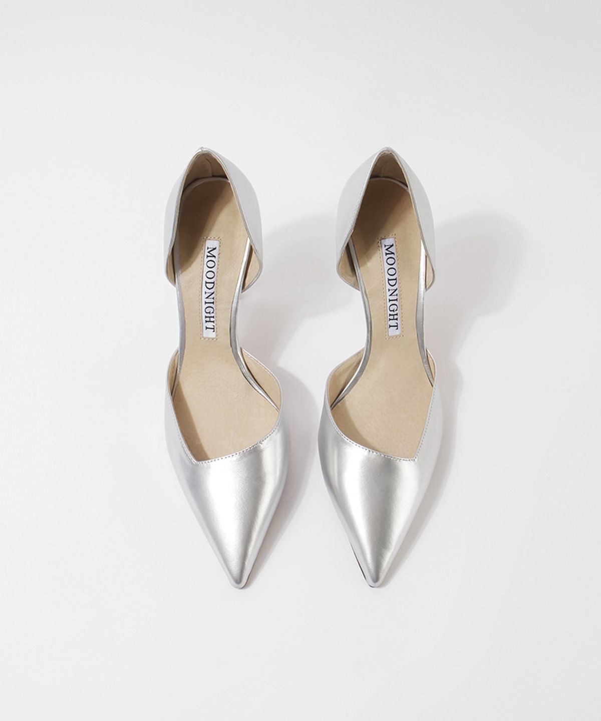 무드나잇(MOODNIGHT) Cut-out stiletto pump shoe - 4color 7cm 9cm 스틸레토힐 펌프스