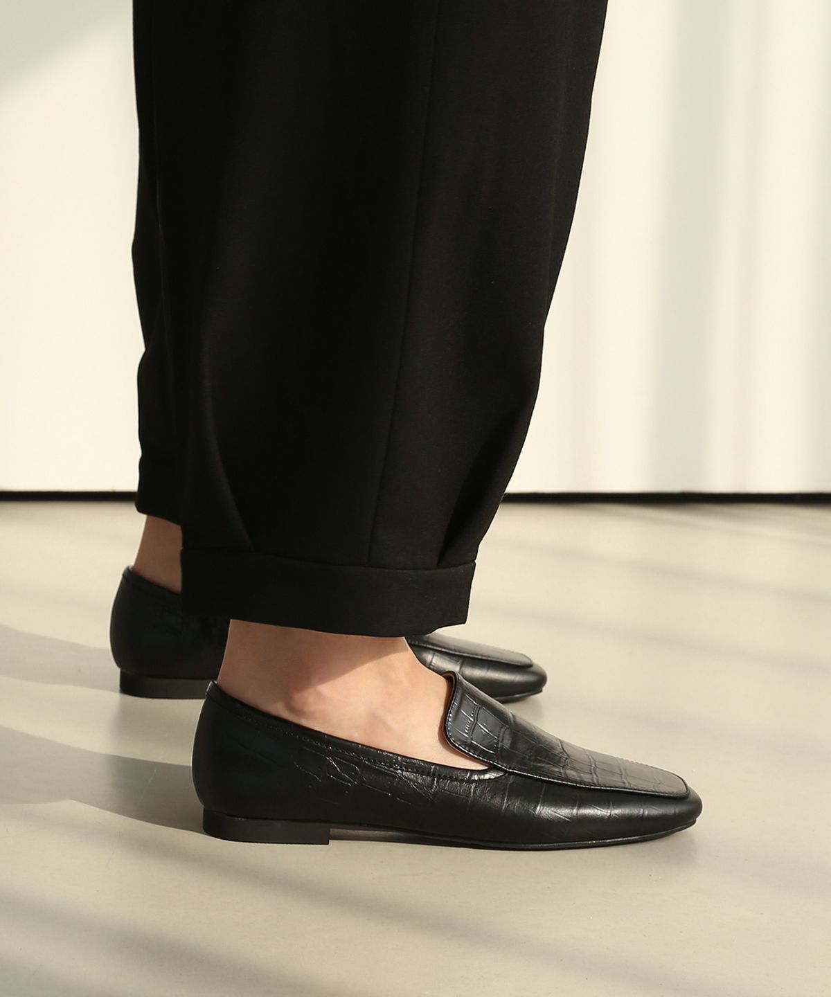 무드나잇(MOODNIGHT) SYDNEY loafer - 4color 1cm 베이직 클래식 여성로퍼