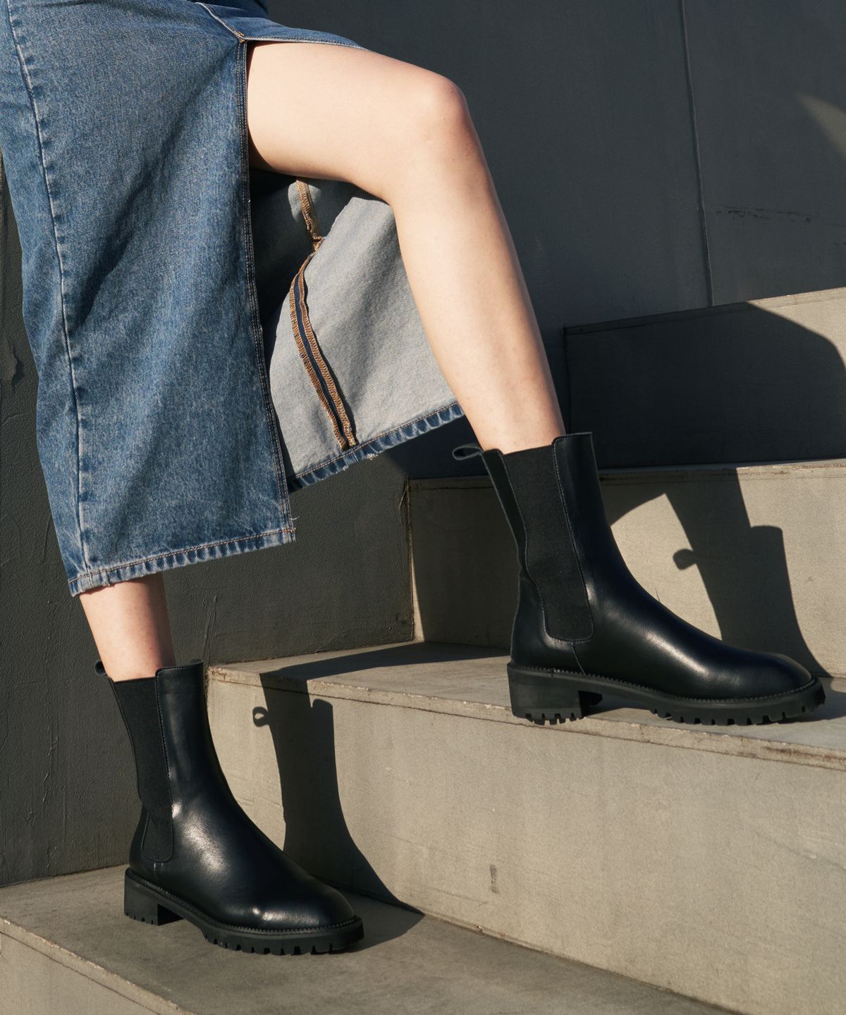 무드나잇(MOODNIGHT) NOAH Chelsea boots - 3color 3.7cm 워커 첼시부츠