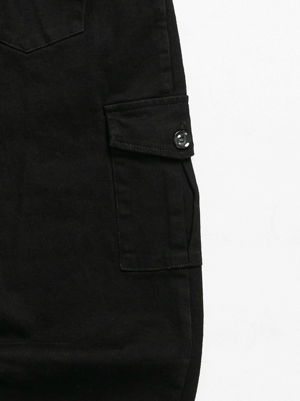 스트라이크(STRIKE) 에스티알 릴랙스 카고 조거스 팬츠 (BLACK)