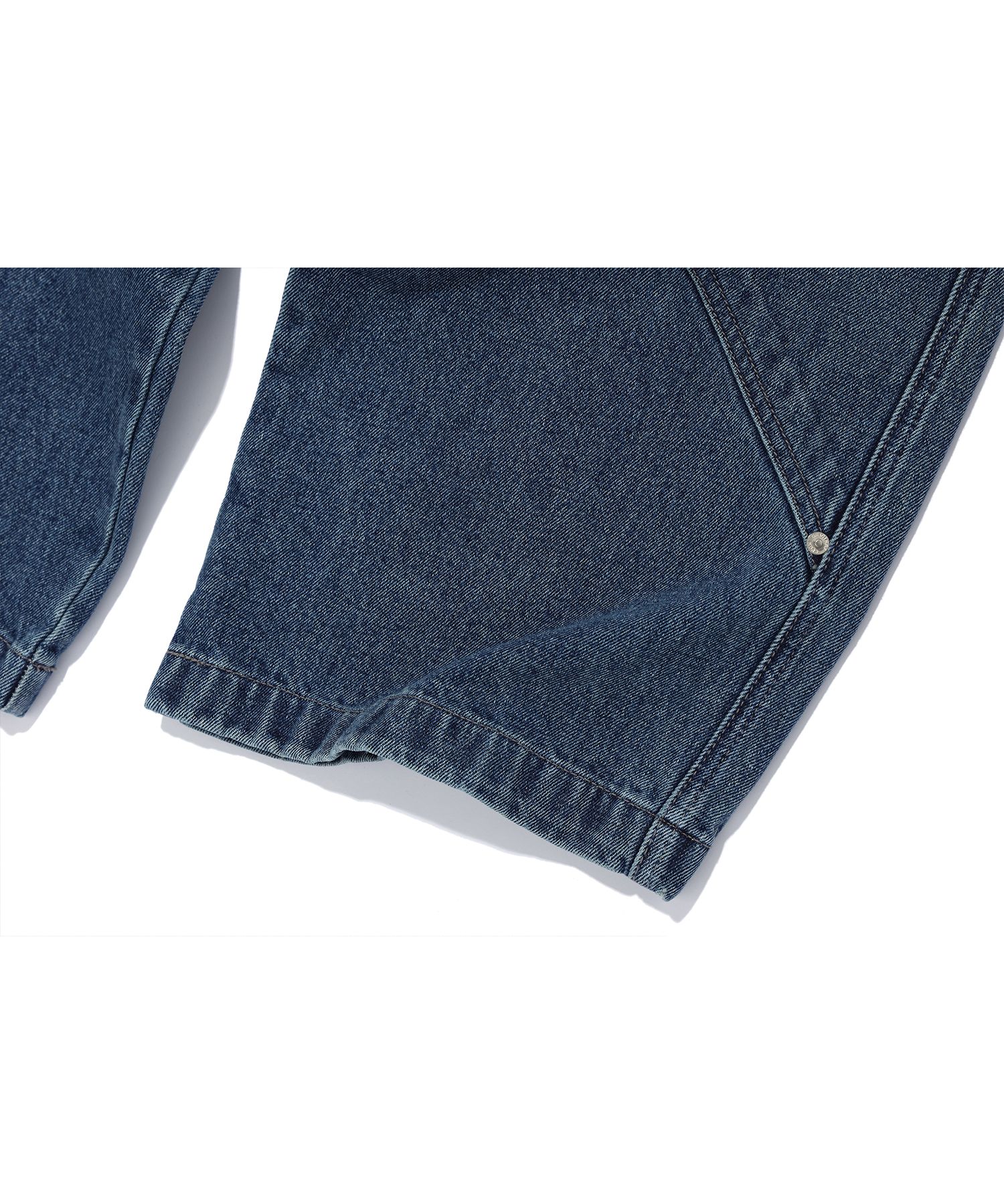 MUSINSA | CPGN STUDIO Layer Wide Denim Pants Indigo Blue