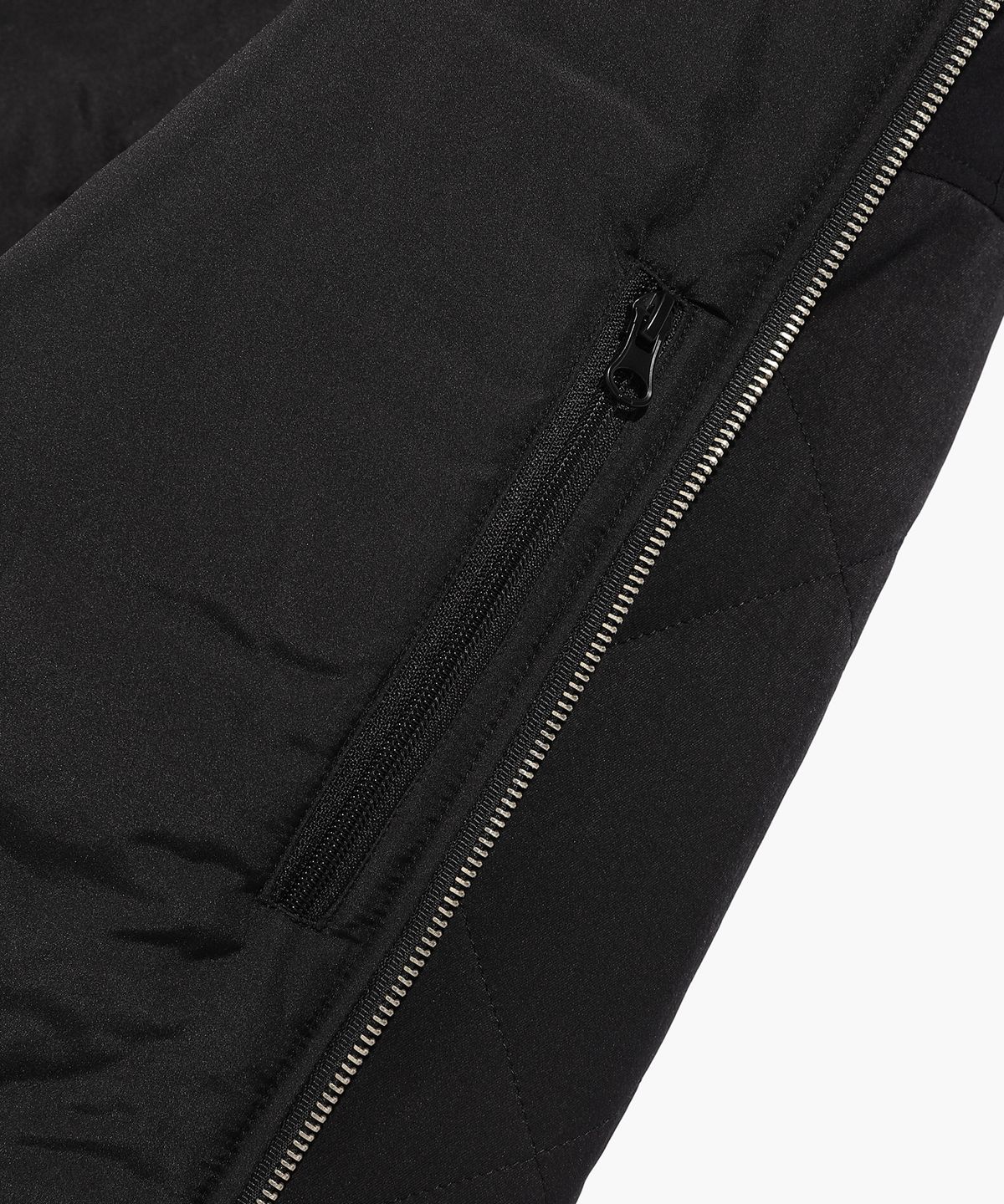 이스트쿤스트(ISTKUNST) UUU OVAL LOGO QUILTED BOMBER JACKET_BLACK(IK2CFMB930A)