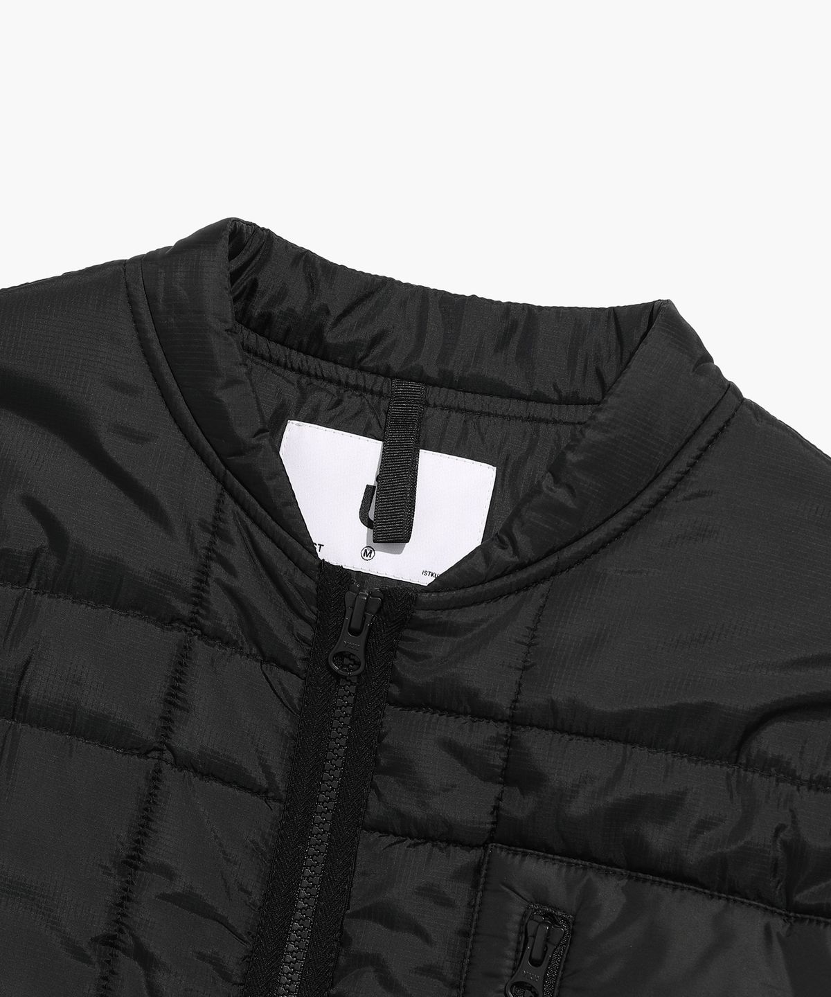 이스트쿤스트(ISTKUNST) UUU LOGO QUILTED JACKET_BLACK(IK2CWMB901A)