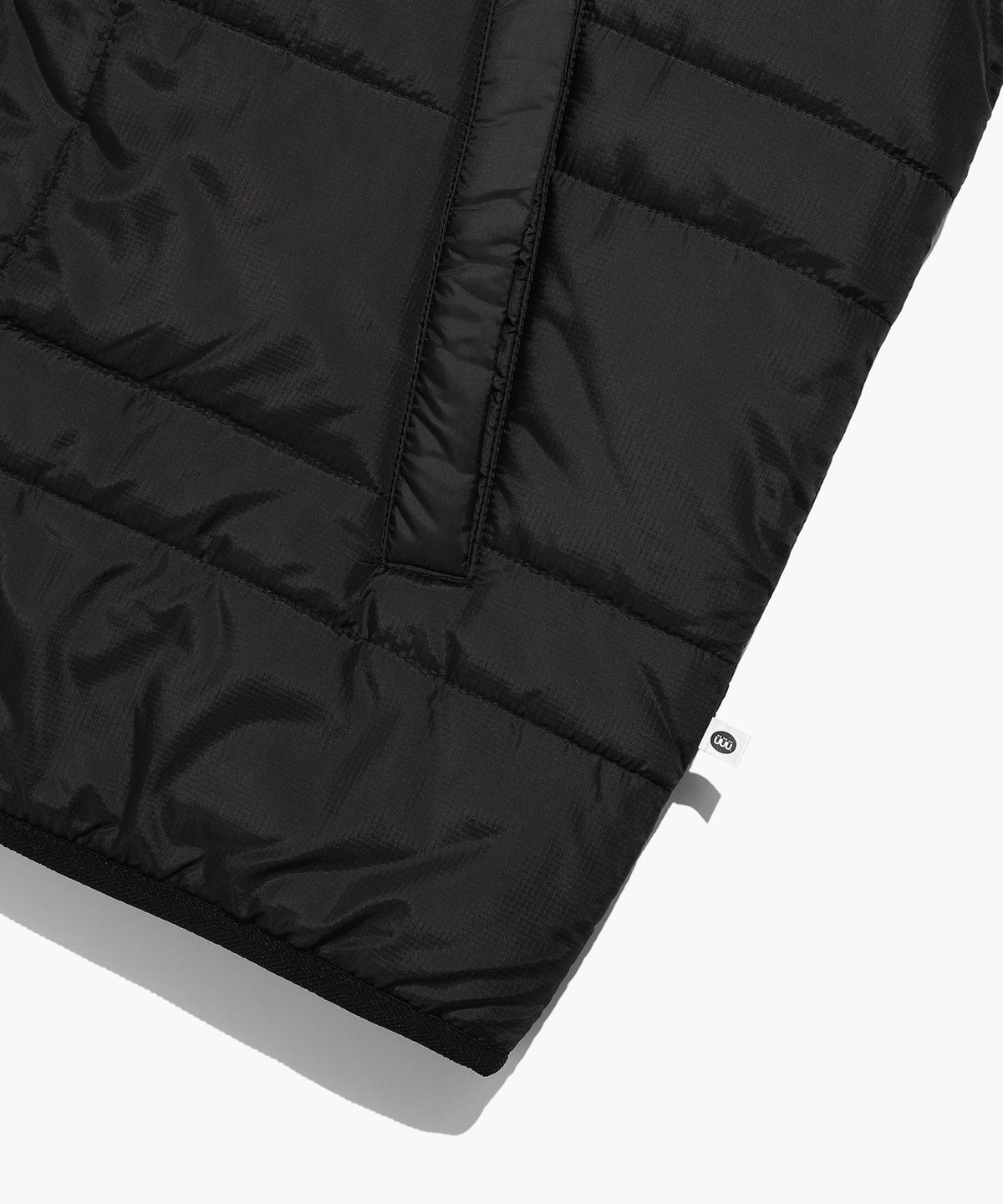 이스트쿤스트(ISTKUNST) UUU LOGO QUILTED JACKET_BLACK(IK2CWMB901A)