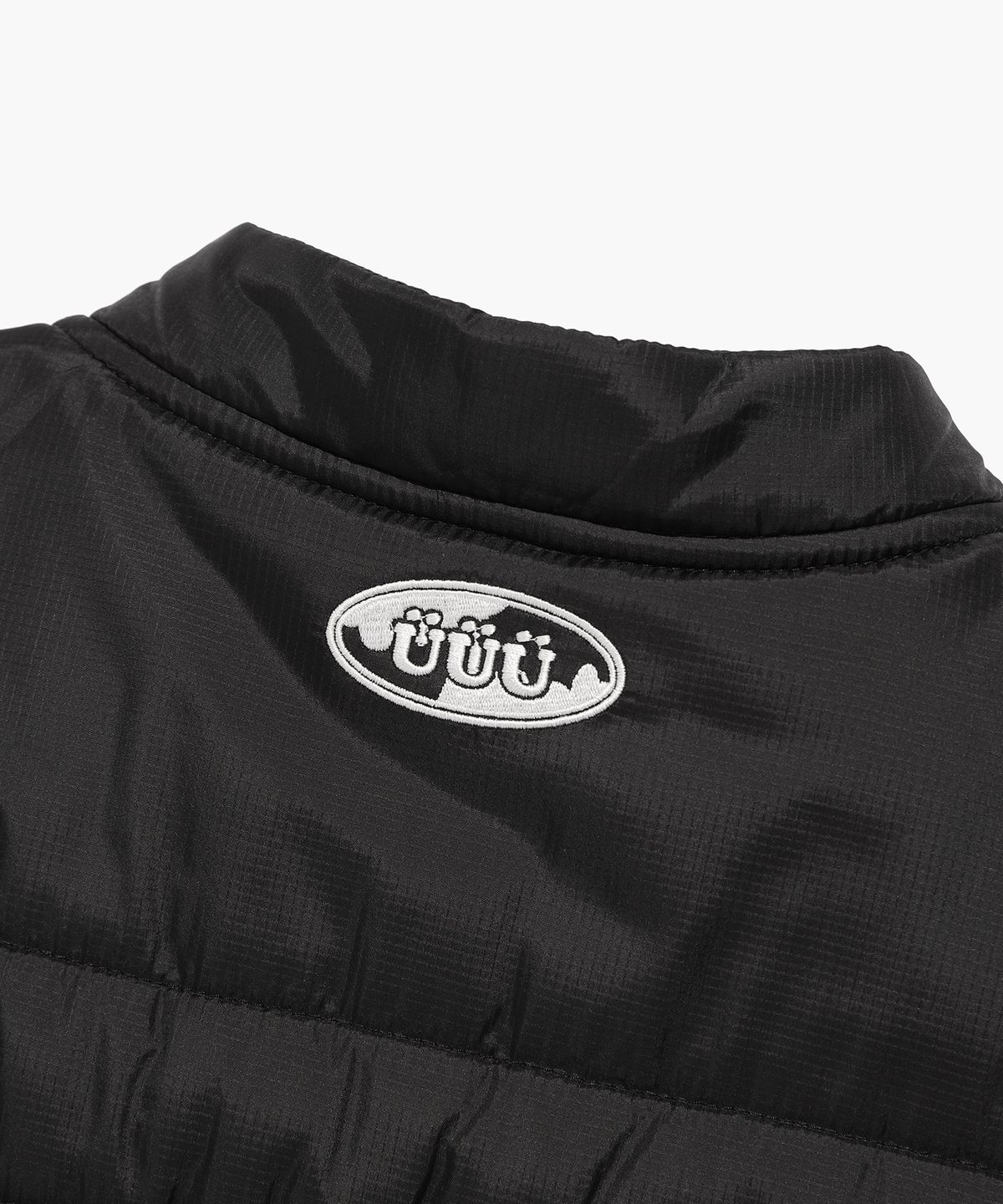 이스트쿤스트(ISTKUNST) UUU LOGO QUILTED JACKET_BLACK(IK2CWMB901A)