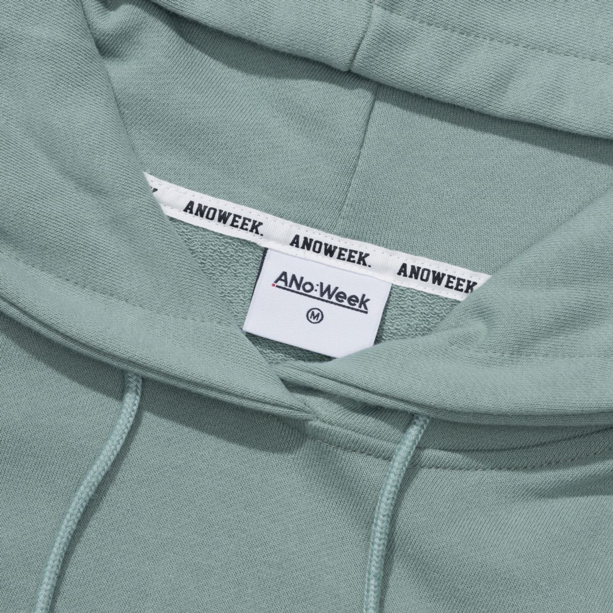 아노윅(ANOWEEK) ANW LOGO APPLIQUE  HOODIE