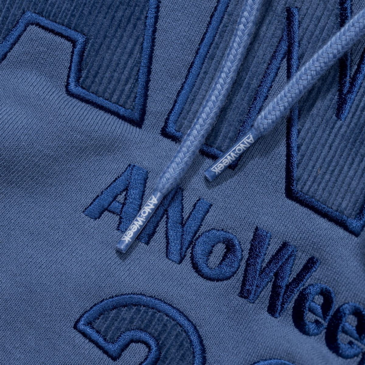 아노윅(ANOWEEK) ANW LOGO APPLIQUE  HOODIE