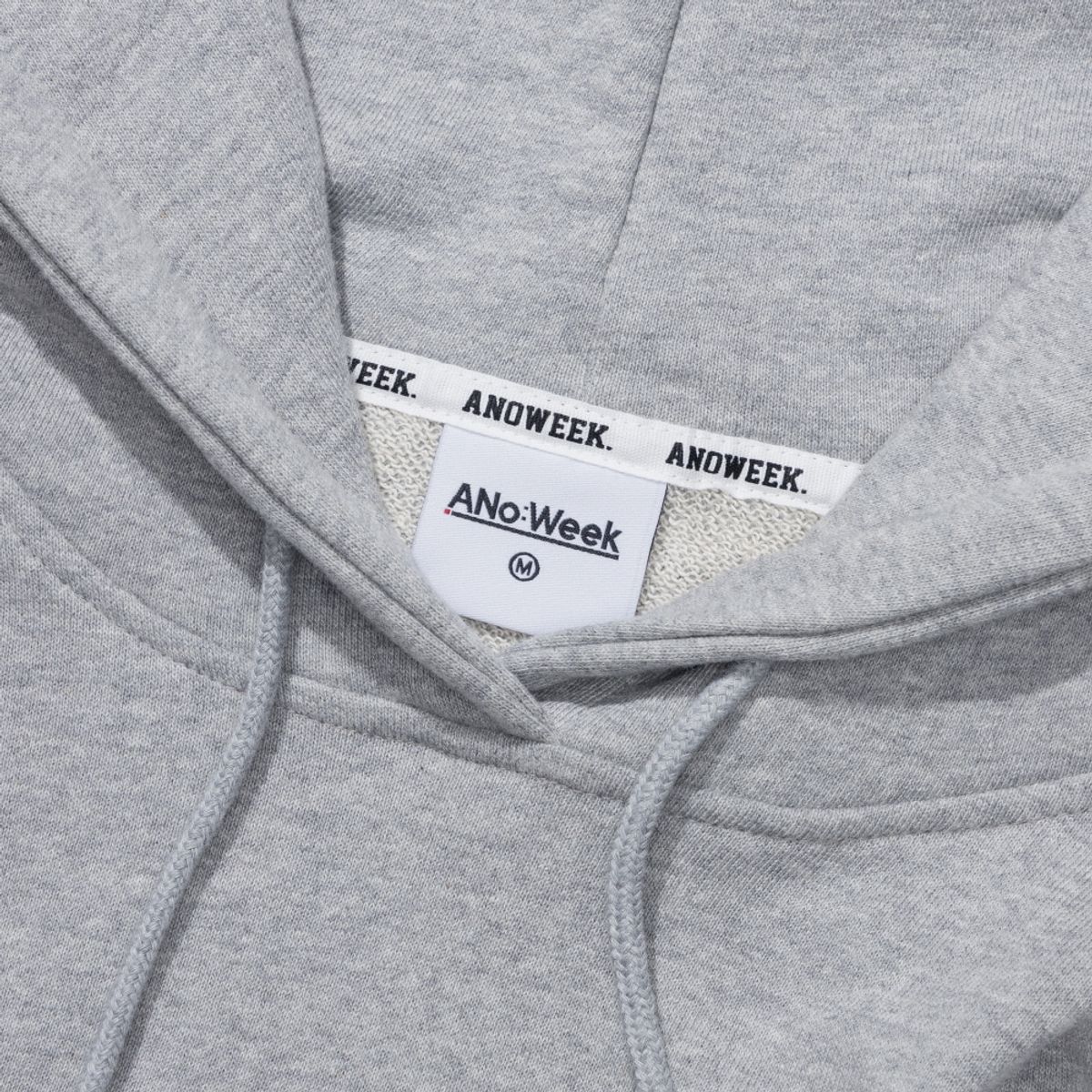 아노윅(ANOWEEK) ANW LOGO APPLIQUE  HOODIE