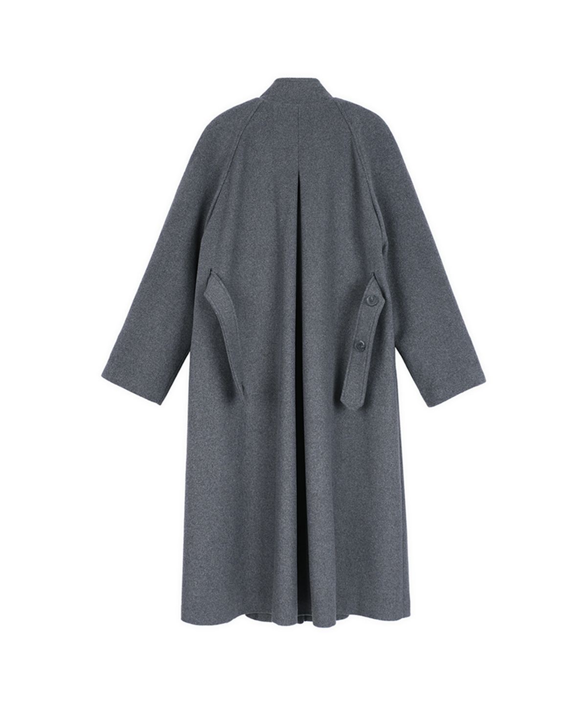 메이크어토스트(MAKE A TOAST) [22FW] BELTED BASIC COAT - Gray