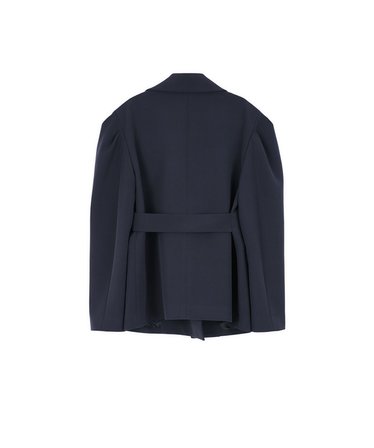 메이크어토스트(MAKE A TOAST) [22FW] SLIM BELTED JACKET - Dark gray