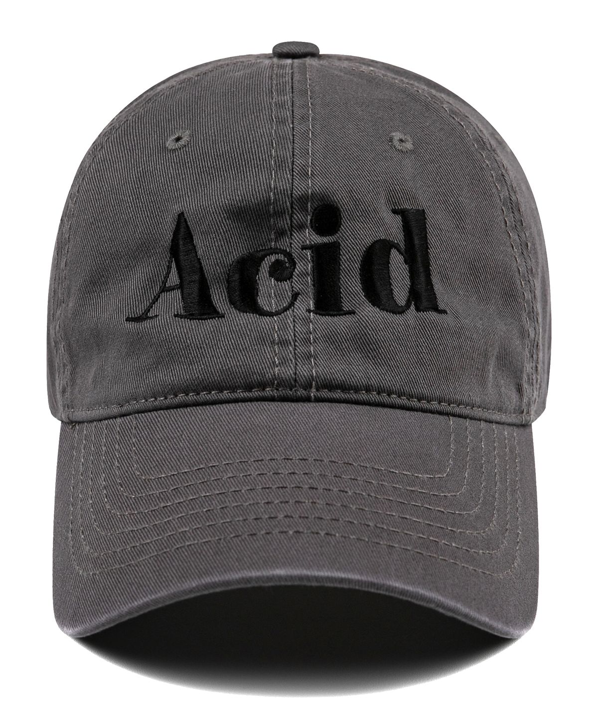 윅(WICK) ACID 워싱 볼캡-차콜