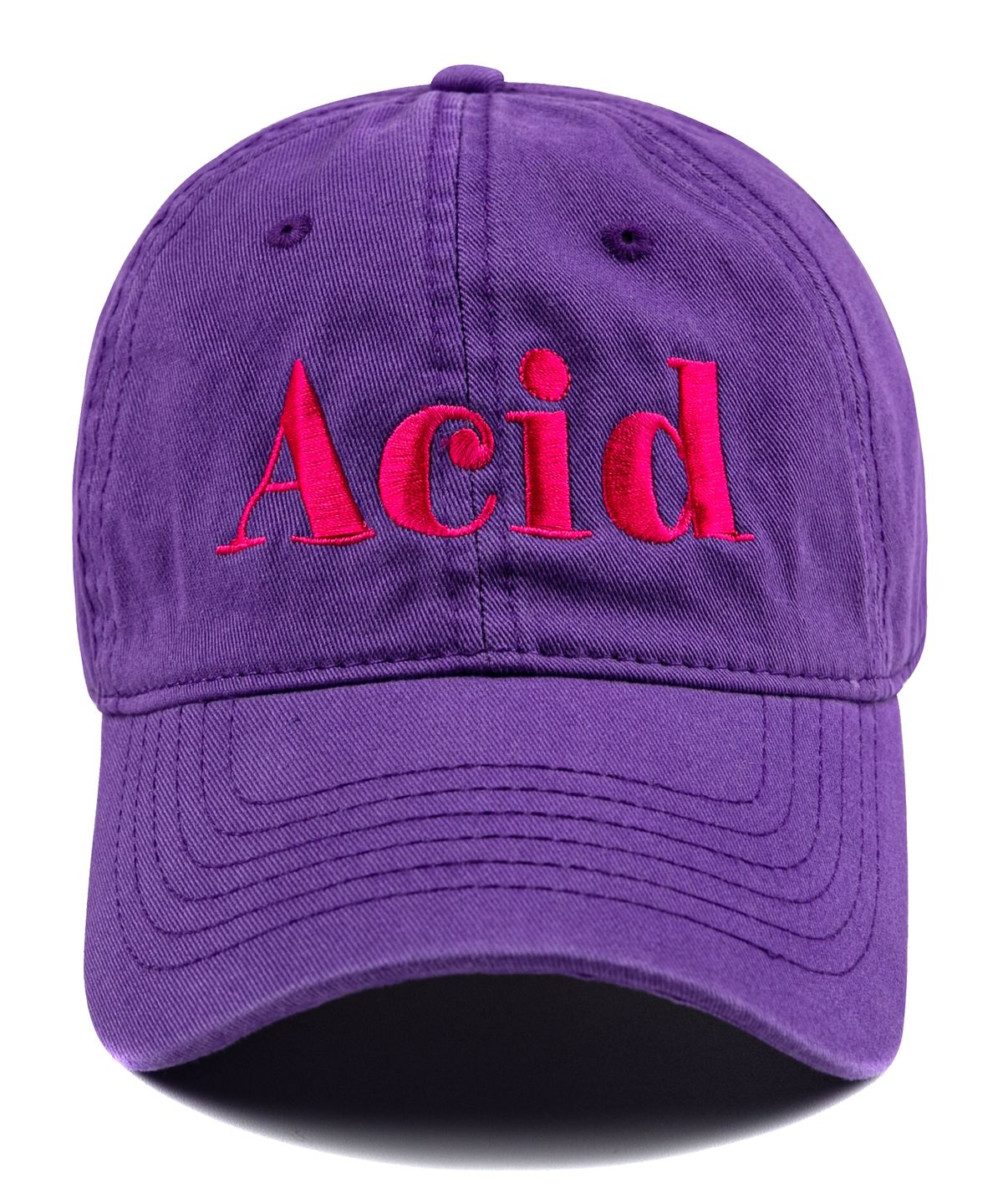 윅(WICK) ACID 워싱 볼캡-진보라