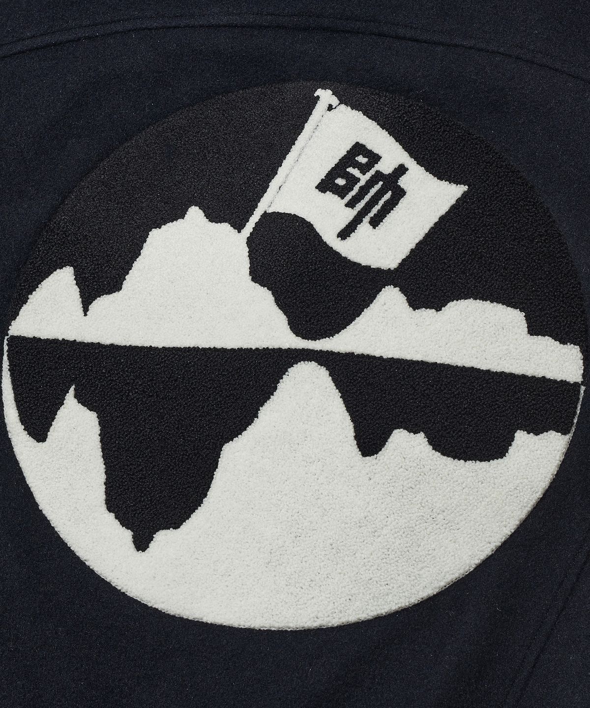 테이크이지(TAKEASY) 울 바시티 자켓(네이비)