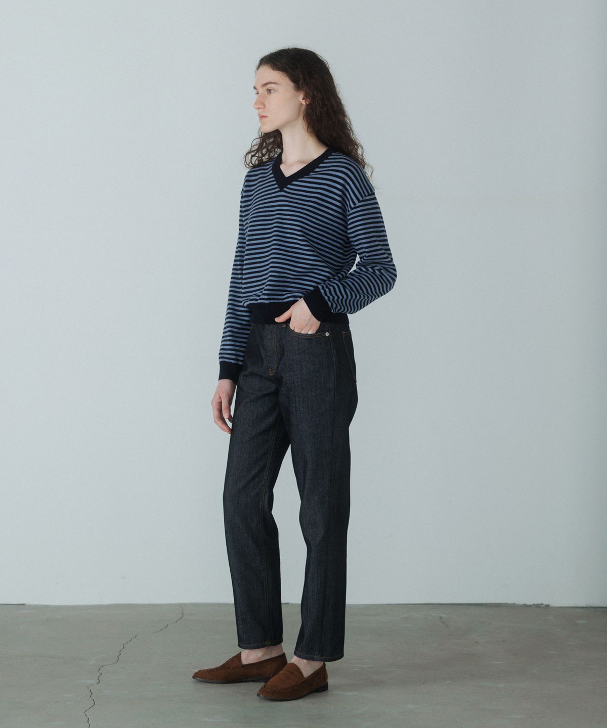유라고(URAGO) Straight raw denim