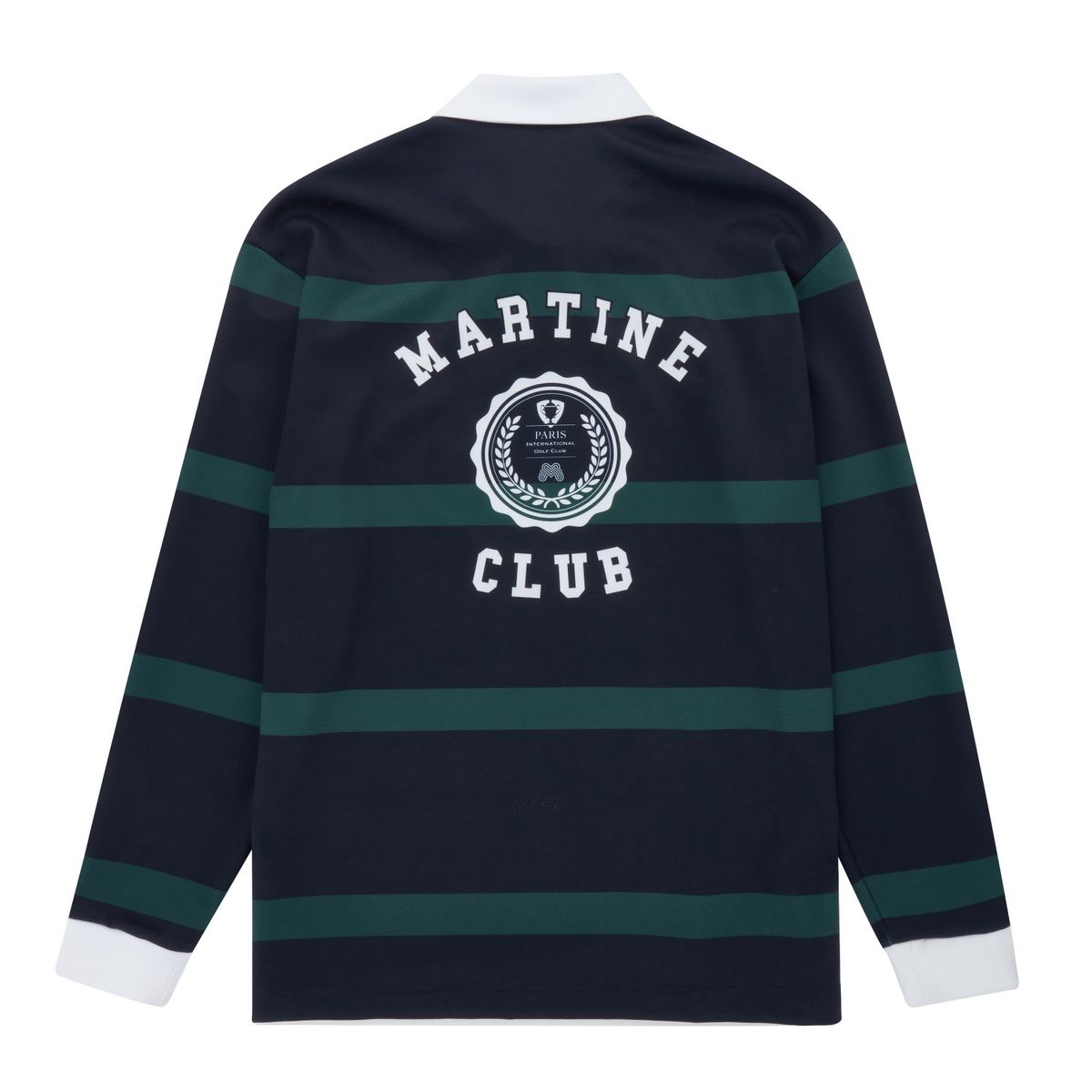 마틴골프(MARTINE GOLF) Block Stripe Polo Shirts_Navy (Men)