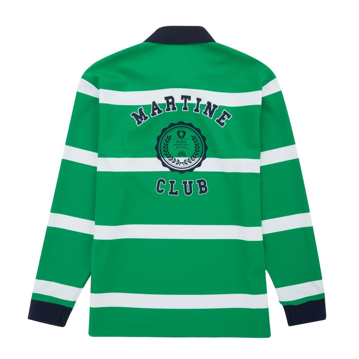 마틴골프(MARTINE GOLF) Block Stripe Polo Shirts_Green (Men)