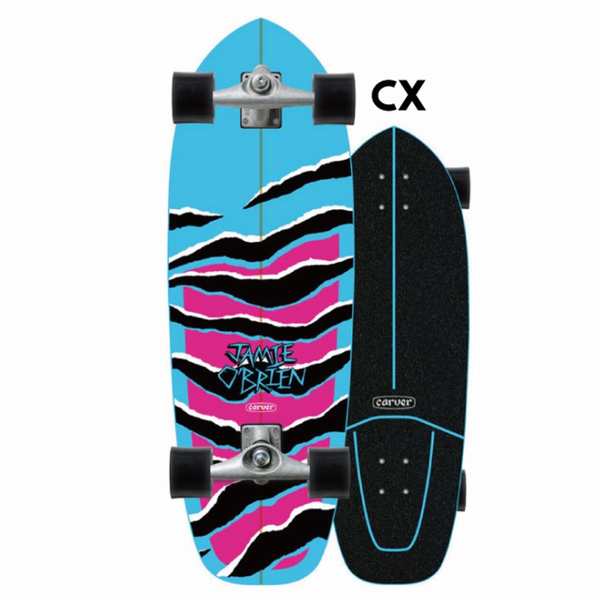 카버스케이트보드(CARVER SKATEBOARD) 31인치 제이오비 블루 타이거2022