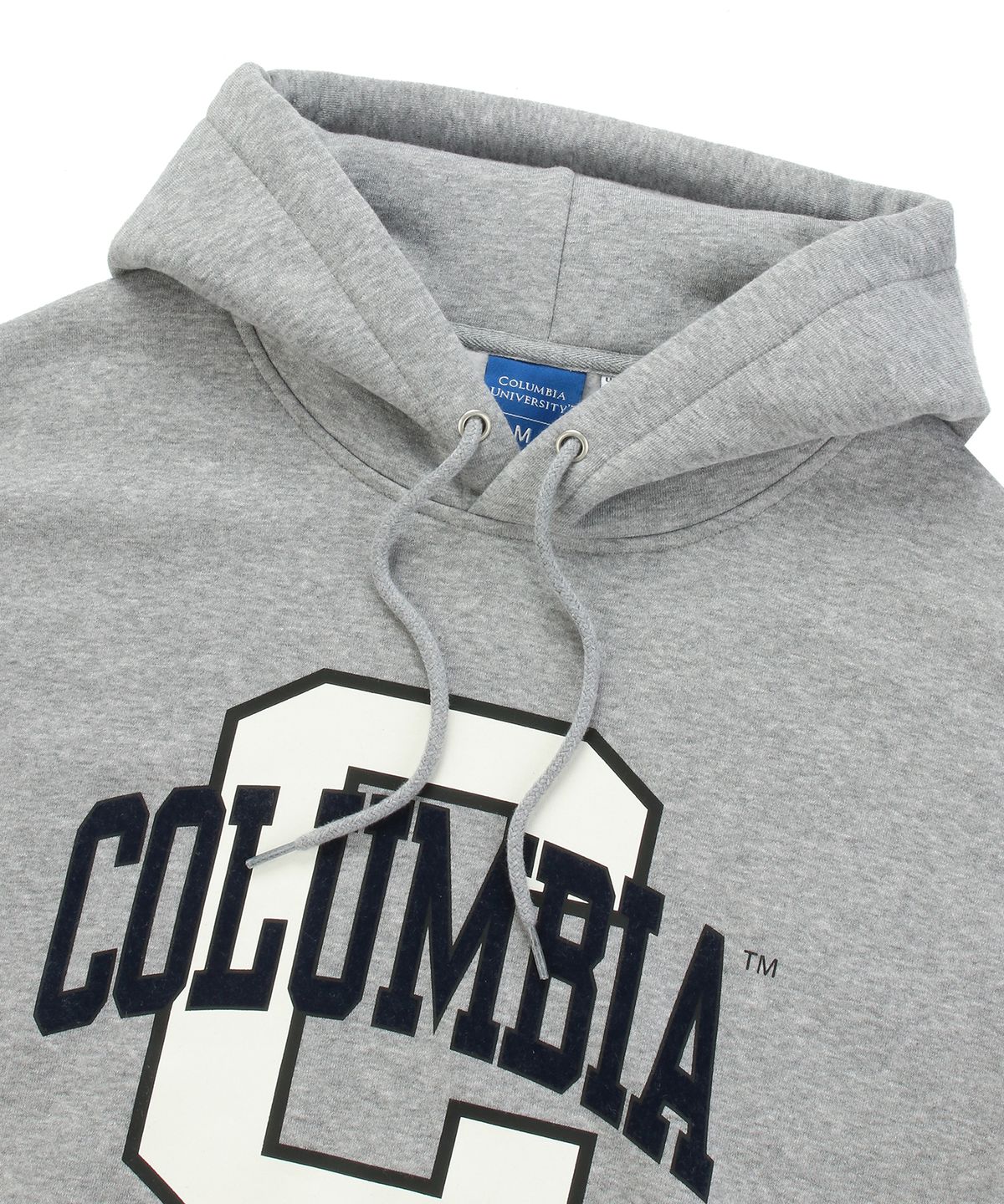 컬럼비아 유니버시티(COLUMBIA UNIVERSITY) BIG C LOGO OVERFIT FLEECE HOODY M.그레이