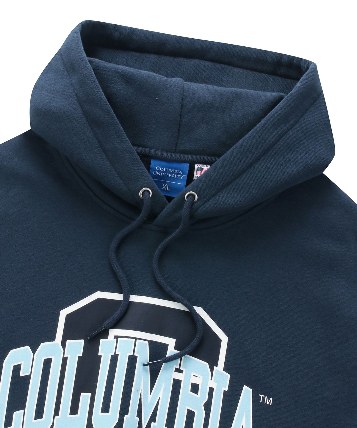 컬럼비아 유니버시티(COLUMBIA UNIVERSITY) BIG C LOGO OVERFIT FLEECE HOODY 크라운네이비