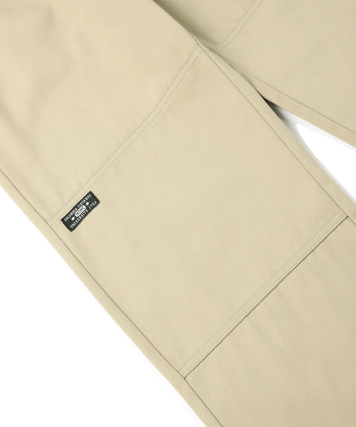 컬럼비아 유니버시티(COLUMBIA UNIVERSITY) NYC LABEL CP LOOSE FIT DOUBLE KNEE PANTS 헤리티지베이지